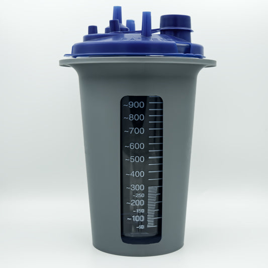 Dignova™ Suction Canister Privacy Sleeve - Wide Rim Single Inspection Window