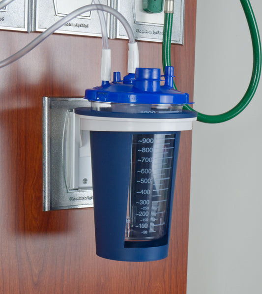Dignova™ Suction Canister Privacy Sleeve - Wide Rim Single Inspection Window