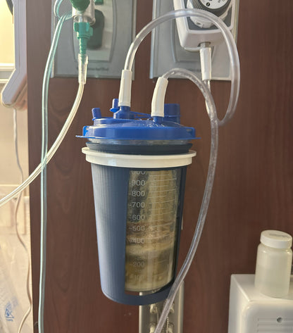 Dignova™ Suction Canister Privacy Sleeve - Single Inspection Window